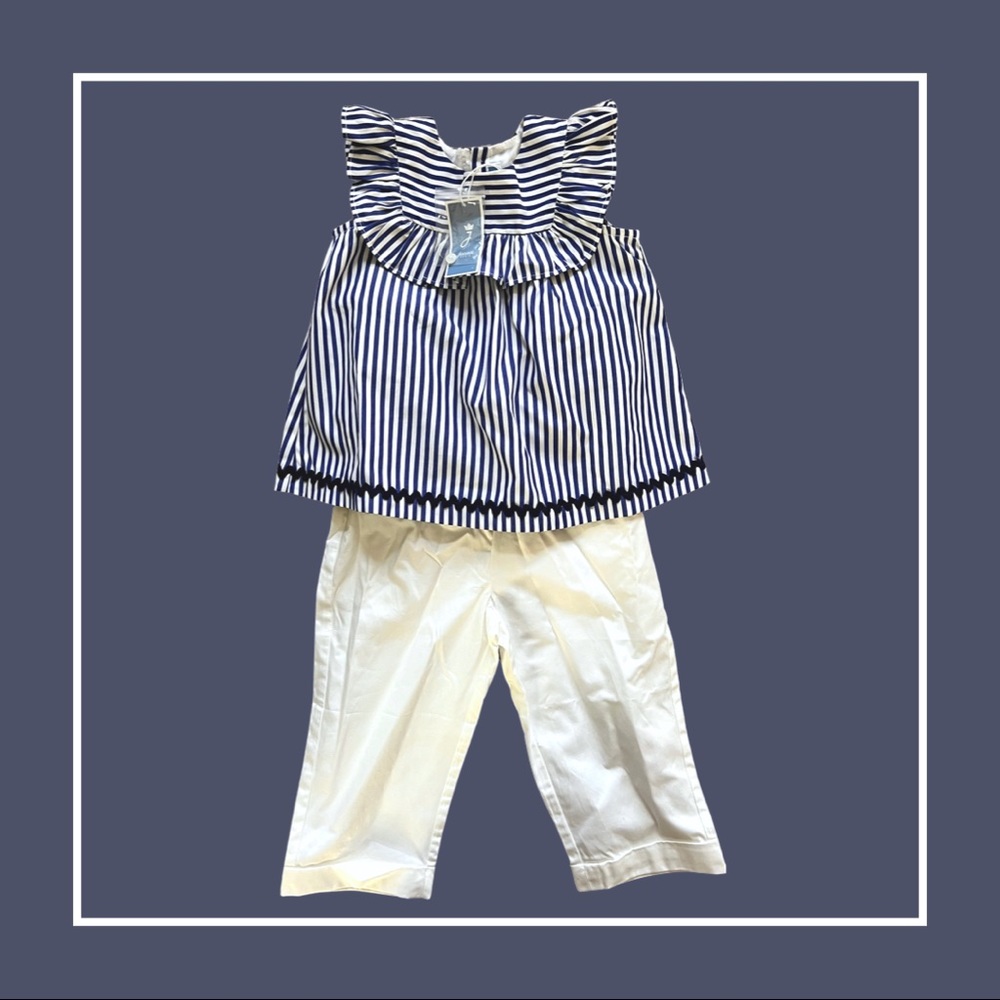 NWT Jacadi Paris Timeless Nautical Yacht County Club Hampton Look—18mo